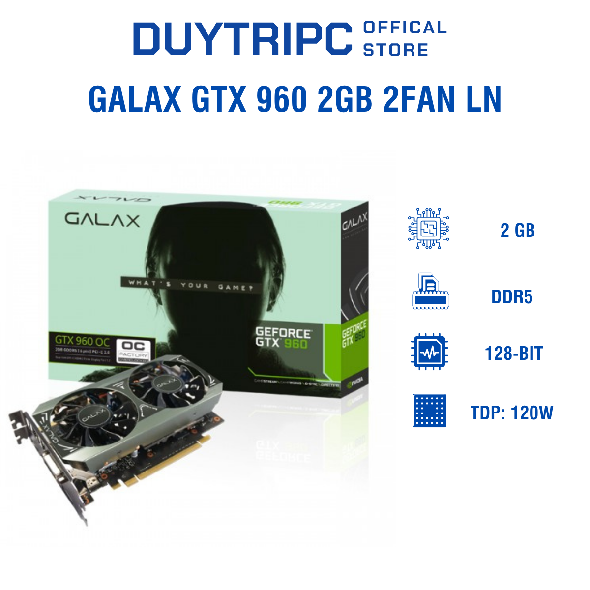 GALAX GTX 960 2GB 2FAN LN
